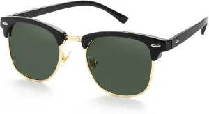 Kursan Classic Semi Rimless Polarized Sunglasses for Men Women Sports Sun Glasses