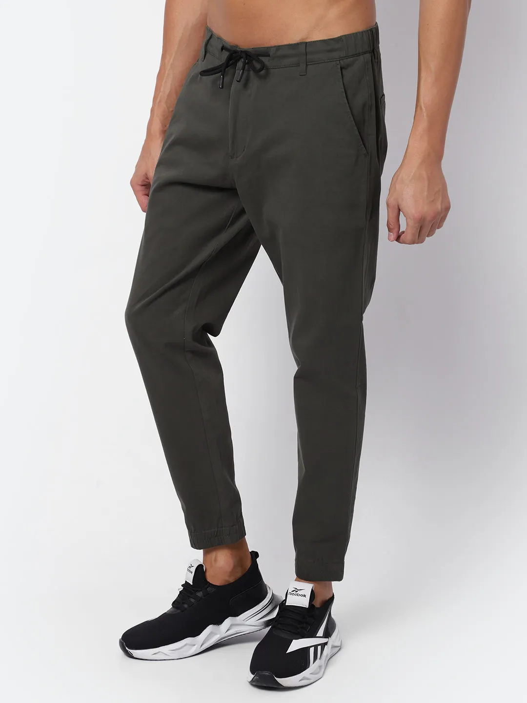 Men Olive jogger