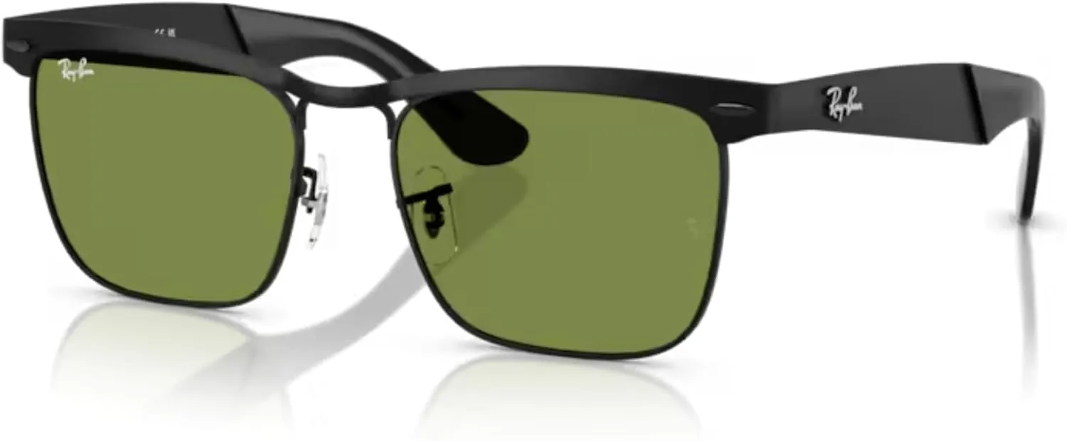 Ray-Ban RB3875 Wayfarer Deluxe Square Sunglasses For Men For Women   BUNDLE With Designer iWear Complimentary Eyewear Kit